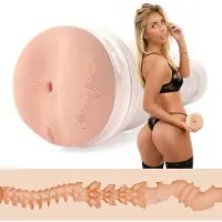 Fleshlight Girls Bonnie Blue Zero Miles - Tekoanus, omassa kotelossaan, realistinen, pehmeä, teksturoitu, vaalea