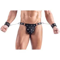 Svenjoyment Underwear Miesten stringit ja hihansuut M