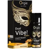 Orgie Dual Vibe! - nestemäinen vibraattori - Piña Colada (15 ml)