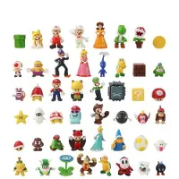 MaxPower 48kpl Super Mario Bros Action Figuurinukke Playset Figuurilahja