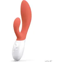 LELO INA 3 - VIBRAATTORI KLITORISSTIMULAATTORILLA - VÄRIVALIKOIMA Punainen