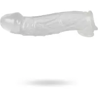 Crystal Skin - penisjatke penis-sleeve - läpinäkyvä