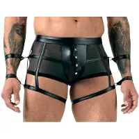 Svenjoyment Underwear Mustat housut Bondage S