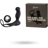 Teazers Cock &amp; Ball Ring Prostate Vibrator With Remote