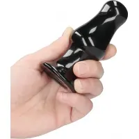 Shots Missy Rechargeable Glass Vibrator With Suction Cup and Remote