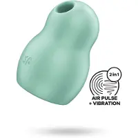 Satisfyer Pro To Go 1 - ladattava, paineaaltoja käyttävä klitoriskiihotin (minttu)