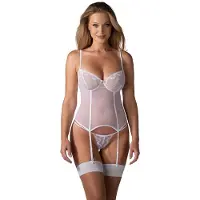 Obsessive Alissium Corset &amp; Thong - XS/S