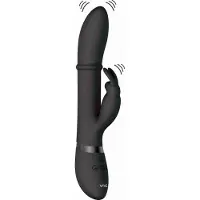 VIVE Halo Ring Rabbit Vibrator Black