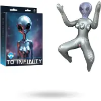 Vuxen Inflatable 3 breasted Alien Love Doll - Grey
