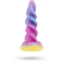 Vuxen Unicorn Spiral Luminescent Dildo 21,5 cm