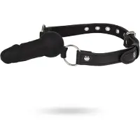 Diabolique Black Gag With Dildo