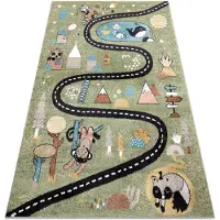 Rugsx Matto FUN Route vihreä