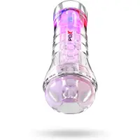PDX Elite ViewTube XXL See-Thru EZ-Grip LED Stroker