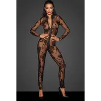 Noir Handmade F237 Long tulle overall with 3 way zipper