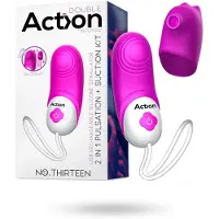 Vuxen Stimulator Egg 2 in 1 Vibration &amp; Pulsation