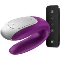 Satisfyer Double Fun Incl. Bluetooth And App Violet