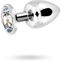 Sustainable Pleasure Metal Butt Plug Silver Large