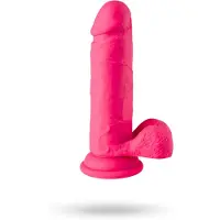 Vuxen Vibrating Dildo With Remote Pink 16,5 cm