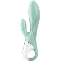 Satisfyer Air Pump Bunny 5+ Mint - Green - ONE SIZE