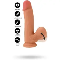 Vuxen Aidontuntuinen Realistinen Dildo Inferno – Pehmeää Silikonia, 19 cm
