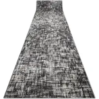 Rugsx Alfombra de pasillo SILVER Fasti conducción - gris 80cm 80x380 cm