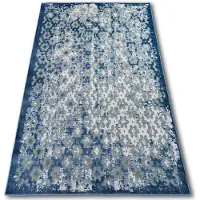 Rugsx Alfombra acrílica YAZZ 7006 Oriente gris/azul/marfil 200x290 cm