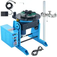 DUOKU Kääntöhitsauslaitteen asema--30KG Säädettävä kääntölautanen 0-90, 1-12 r/min, 80 W, 12,4" Chuck &amp; Taulukotuki