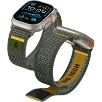 Spigen Apple Watch (44/45/46/49mm) ranneke Athlex Air - Vihreä