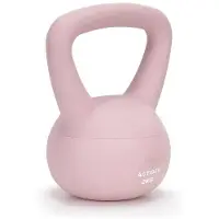 Springos Kettlebell pehmeä 2 kg - ACTIGET - Vaaleanpunainen - Ergonominen - Turvallinen - Ihanteellinen naisille
