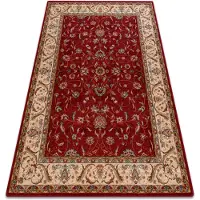Rugsx Villamatto Omega Aries Kukat, rubiini