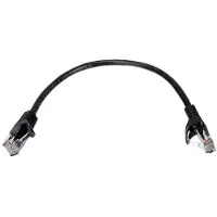 Lanberg PCU6-10CC-0025-BK, 0,25 m, Cat6, U/UTP (UTP), RJ-45, RJ-45, Musta