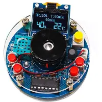 Jojomino DIY USB Humidifier Atomizing OLED Display Temperature Humidity Circuit Board Kit Manufacturing Welding Exercise Parts