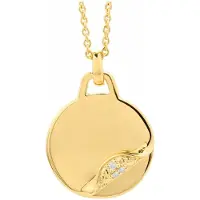 Secrecy Collier - Salaisuus - P7211CDAWWC93 - Sterling-hopea - Kristalli - Kulta väri