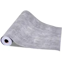 DUOKU Liimattu Tapetti - - 40 cm x 15 m - Teollinen Tumma Harmaa - Vedenkestävä - PVC