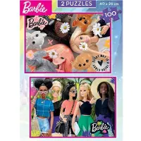 Barbie Educa 2x100 Palapeli, Monivärinen