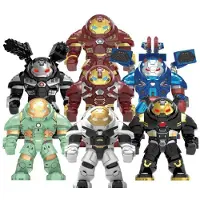 MaxPower 7kpl Avengers 3 Iron Spider-Man Venom Thanos Deadpool Thor Lelufiguuri