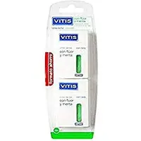 Vitis Hammaslanka MINT FLUOR 50 M 2 U - merkki - Väri Valkoinen - Aikuinen yleisö - Eri sukupuolet