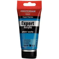 Amsterdam Expert-sarjan akryyliputki 75 ml turkoosi sininen 522