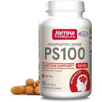 Jarrow Formulas , PS100, Fosfatidyyli-Serotiini, 100 mg, 60 Softgeli