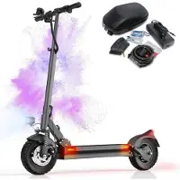 JOYOR Y6-S - Sähköscooter - Moottori 500 W - Akka 48 V 18 Ah - Max 45 km/h - Toimintamatka 60 km - Levymäntäjarrut - Musta