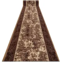 Rugsx Alfombra de pasillo con refuerzo de goma 67 cm STARK beige 67x400 cm