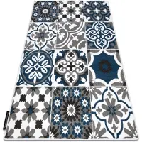 Rugsx Alfombra ALTER Porto flores azul 160x220 cm