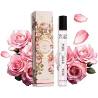 Panier Des Sens - Rose Roll-on Eau de Toilette 0.3 Floz - Kukka- ja naisellinen tuoksu - Minihajuvesi naisille - Parfyymi, joka on valmistettu Grasse