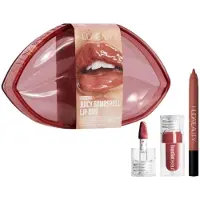 Huda Beauty Huda Limited Edition Pink Kit Juicy Bombshell Lip Duo - Huulikynδ ja huulikiilto - Matkakoko