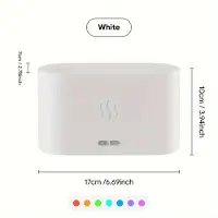 MaxPower Ultraääni aromaterapiailmankostutin, USB-diffuusori, valkoinen