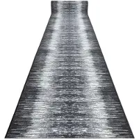 Rugsx Alfombra de pasillo con refuerzo de goma TOLTEC gris 100 cm 100x790 cm