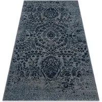 Rugsx Matto Villa JADE 45008/903 Ornamentti tummansininen / sininen, 67x130 cm