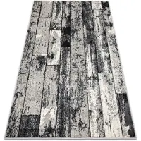 Rugsx Alfombra LISBOA 27211356 tablero, parquet rectángulos gris 120x170 cm