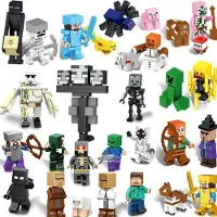 MaxPower Lapset Lapsi Pojat Tyt?t Sarjakuvapelifiguurit Minecraft Collection Mini Toimintahahmot Lelut