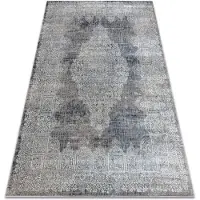 Rugsx BLISS Z214AZ221 alfombra crema / azul - Rosetón, moderna, estructural 180x270 cm